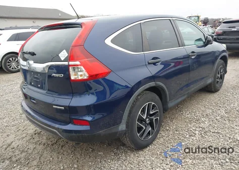 2016 Honda Cr-V Se from USA, damaged, VIN 5J6RM4H47GL033574